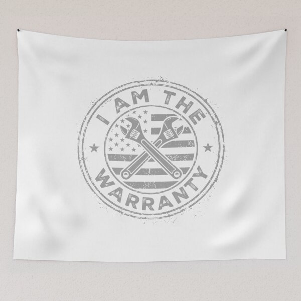 Item preview, I Am The Warranty Funny Mechanic American Flag Wrench designed and sold by Ali-printshop.