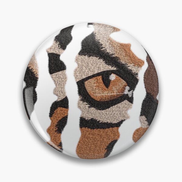 Item preview, Tiger Eye Through Claw Scratches | Embroidered Wild Predator Design designed and sold by Tamawy.