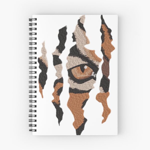 Item preview, Tiger Eye Through Claw Scratches | Embroidered Wild Predator Design designed and sold by Tamawy.