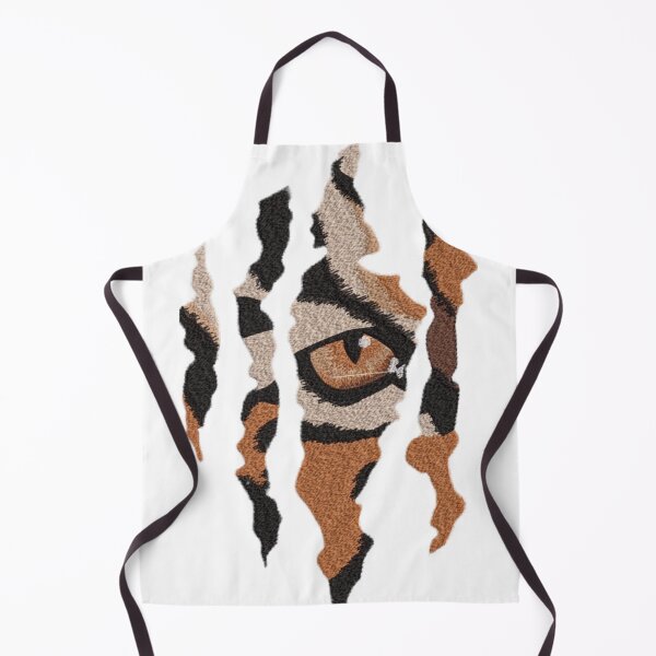 Item preview, Tiger Eye Through Claw Scratches | Embroidered Wild Predator Design designed and sold by Tamawy.