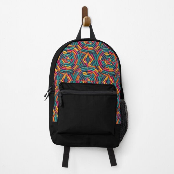 Item preview, Colorful Ethnic Basketry Mandala Pattern designed and sold by ElementoVisual.