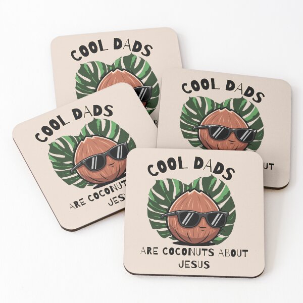 Item preview, Coconuts About Jesus Love Cool Dads Family Summer Vibes Tropical designed and sold by Forevermore.