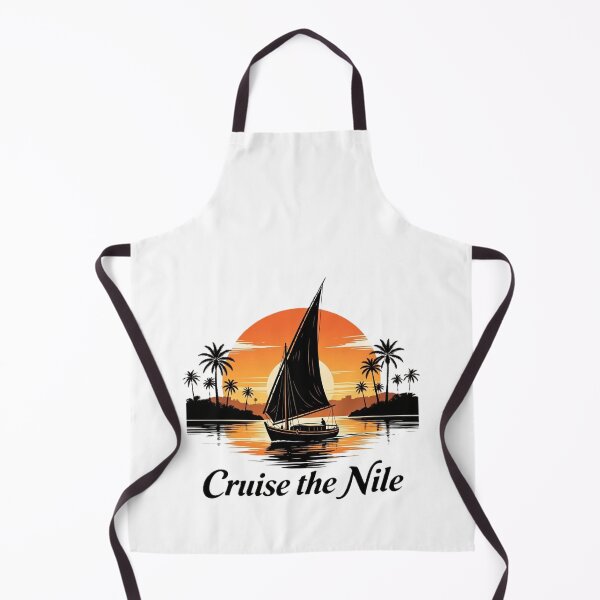 Item preview, Cruise the Nile – Sunset Sailboat Art designed and sold by VladisWorld.