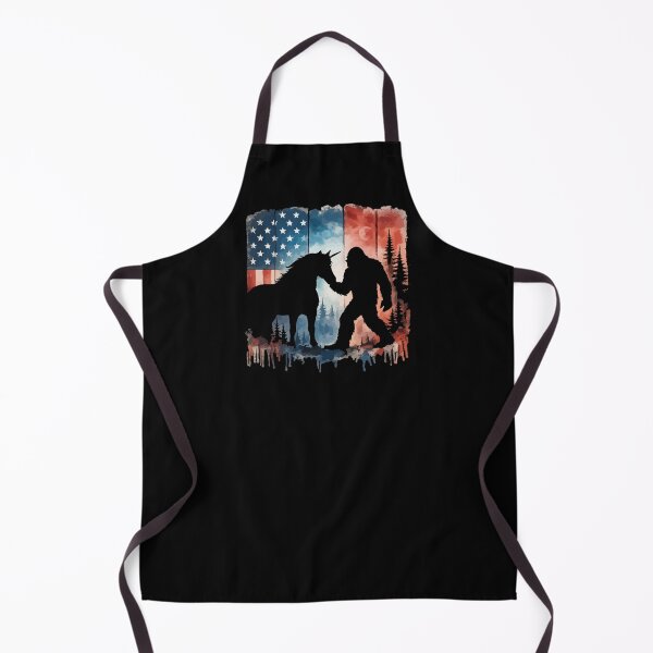 Item preview, Retro Vintage 4th of July Bigfoot American Flag Sasquatch designed and sold by PixelMarrero.
