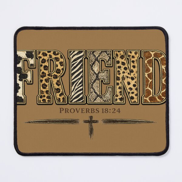 Item preview, Friend Proverbs 18:24 Faith Design designed and sold by ButterflyHolly Resource.