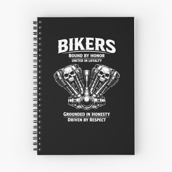 Item preview, Bikers Bound by Honor Skull Engine Motorcycle Design designed and sold by VETS AND VELOCITY LLC.