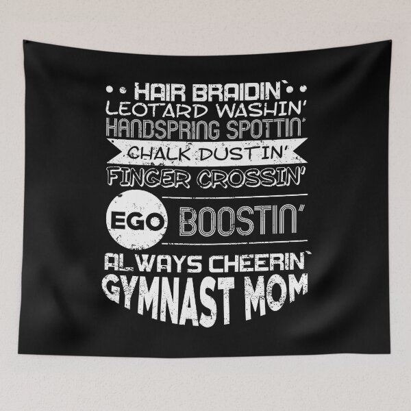 Item preview, Hair Braidin Leotard Washin Always Cheerin Gymnast Mom Shirt designed and sold by shoppzee.