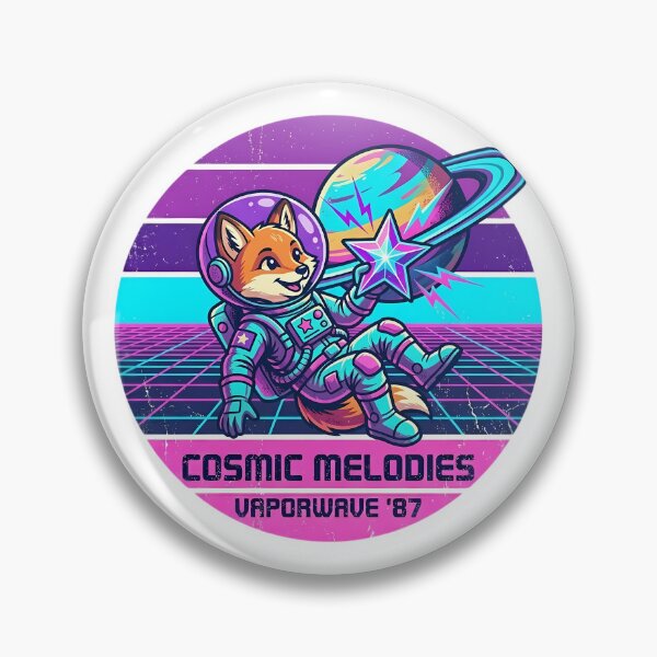 Item preview, Astronaut Fox Space Retro Vaporwave designed and sold by Sabsll.