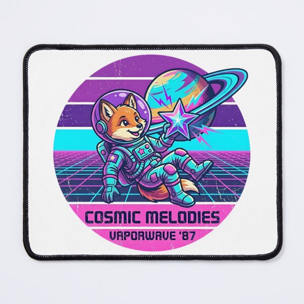 Item preview, Astronaut Fox Space Retro Vaporwave designed and sold by Sabsll.