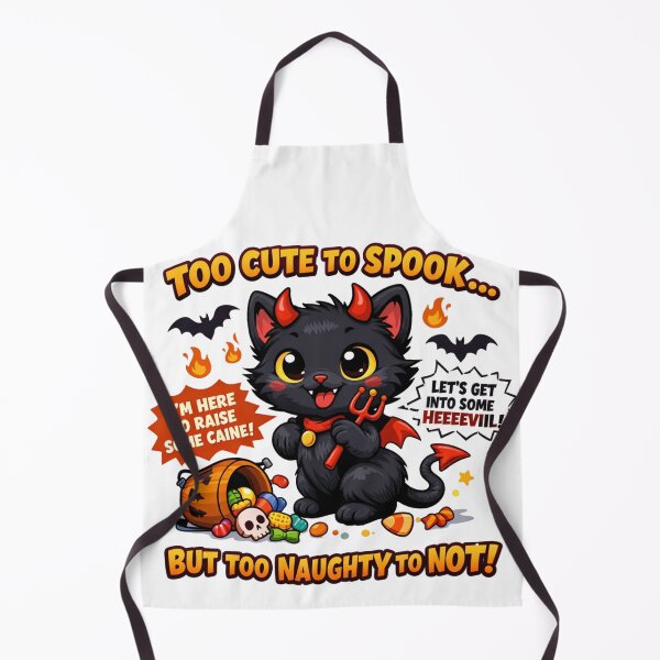 Item preview, Cute Devil Cat T-Shirt designed and sold by InkForge Studio.