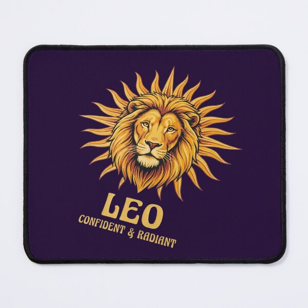 Item preview, Leo Zodiac Sun Lion Design – Confident & Radiant Daily Horoscope Art | Astrology Gift for Leo Lovers designed and sold by Bhaskar Digital Art.