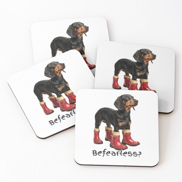 Item preview, Dachshund Fearless designed and sold by MOFAPPAREL.