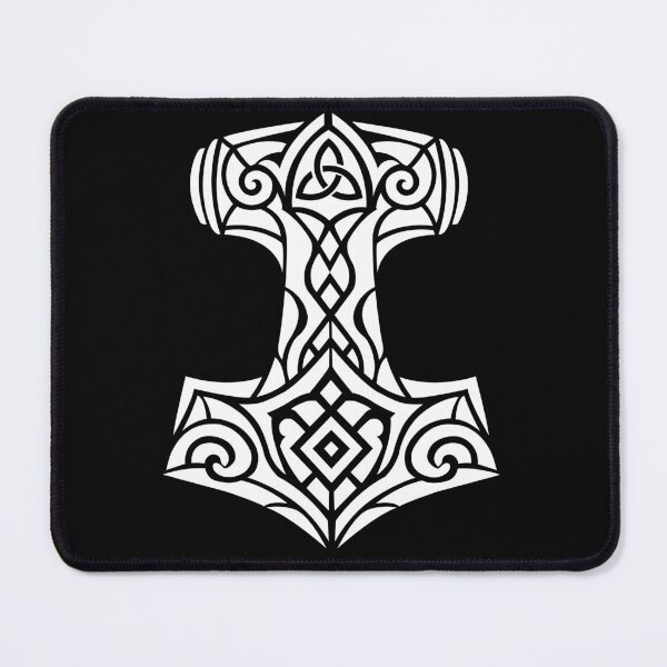 Item preview, Mjölnir — Norse Thor's Hammer with Celtic Knotwork designed and sold by SivaroStudio.