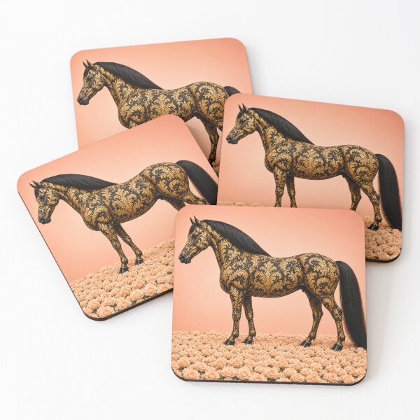 Item preview, Brown & Gold Baroque Horse designed and sold by DesignsByPrnces.