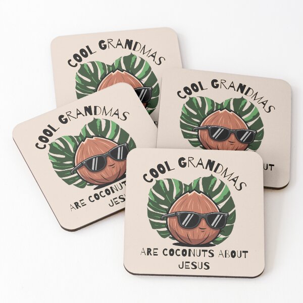 Item preview, Coconuts About Jesus Love Cool Grandmas Family Summer Vibes Tropical designed and sold by Forevermore.