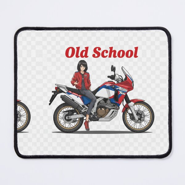 Item preview, Illustration - Motocyclette Aventure Character Manga Retro designed and sold by AnimeShin.