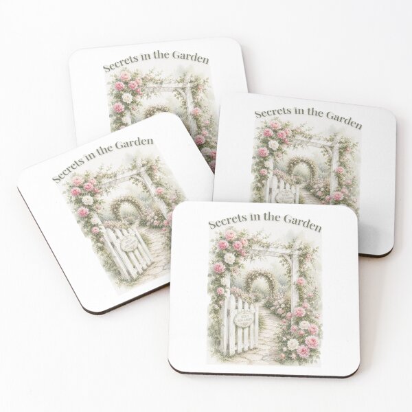 Item preview, Secret Rose Garden – Vintage Watercolor English Garden designed and sold by Blueberry-art23.