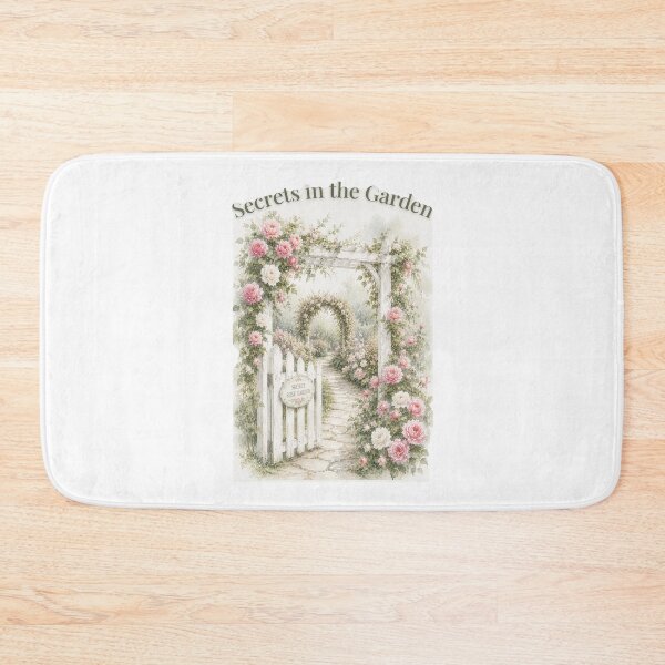 Item preview, Secret Rose Garden – Vintage Watercolor English Garden designed and sold by Blueberry-art23.