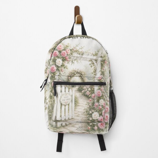 Item preview, Secret Rose Garden – Vintage Watercolor English Garden designed and sold by Blueberry-art23.