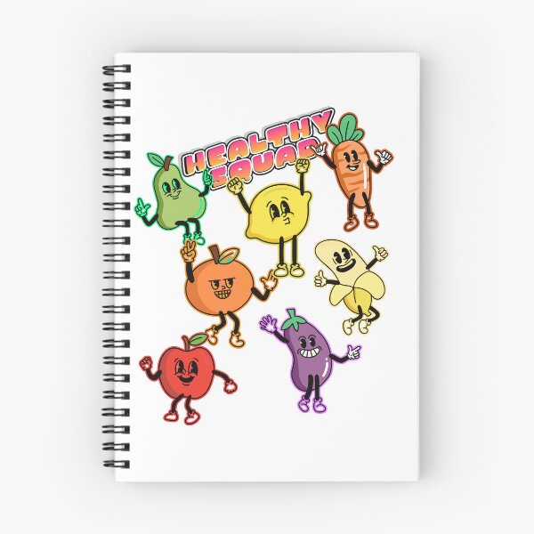 Item preview, Happy Fruits and Vegetables Smiling with Vitamins designed and sold by Szpaku desart .