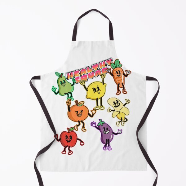 Item preview, Happy Fruits and Vegetables Smiling with Vitamins designed and sold by Szpaku desart .