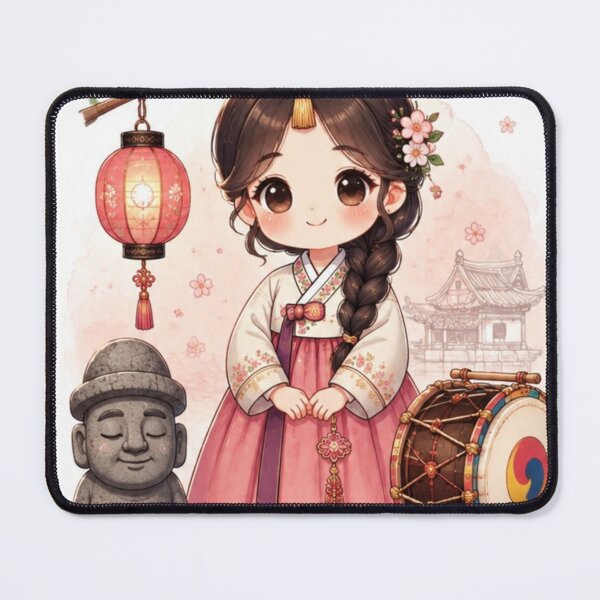 Item preview, Korean tradition hanbok girl designed and sold by KawaiiHero.