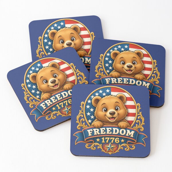 Item preview, Patriotic Freedom Bear 1776 designed and sold by FREENATION2026.