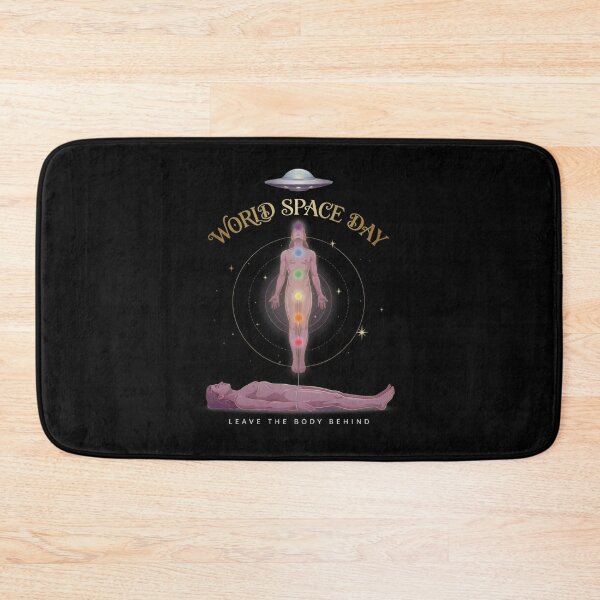 Item preview, World Space Day — Leave The Body Behind Astral Projection Chakra UFO T-Shirt V2 designed and sold by DarylWelsh2024.