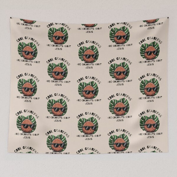 Item preview, Coconuts About Jesus Love Cool Grandpas Family Summer Vibes Tropical designed and sold by Forevermore.