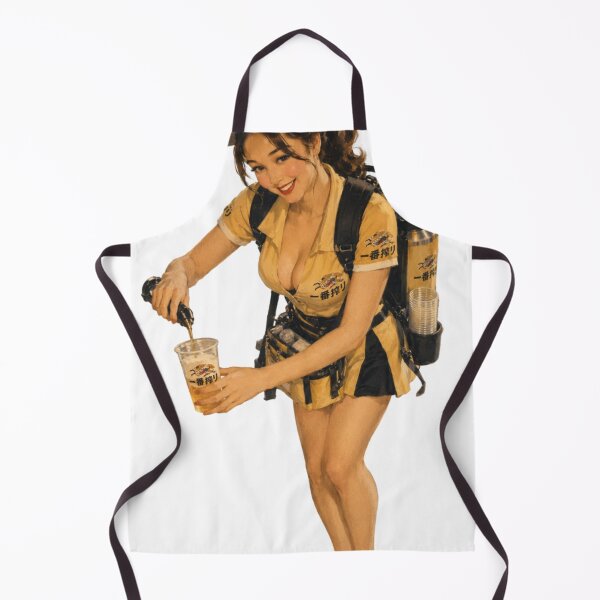 Item preview, Japanese Stadium Beer Girl Vintage Pinup designed and sold by Cosplayvintage.