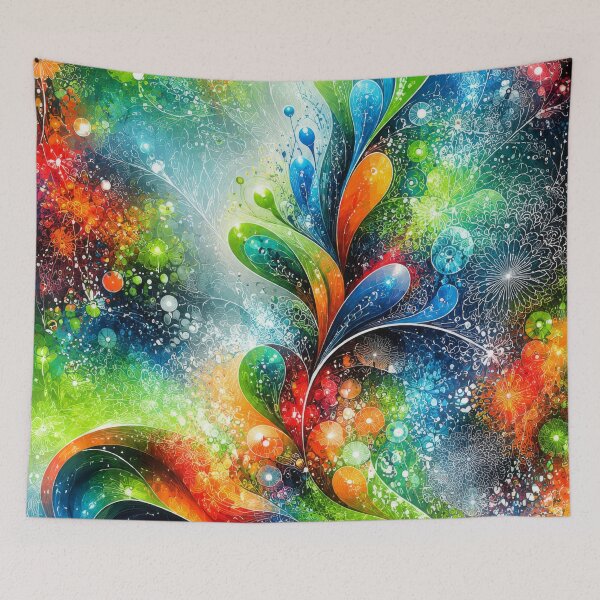 Item preview, Vibrant Lava Rhythm Colorful Abstract designed and sold by scicilysimonee.