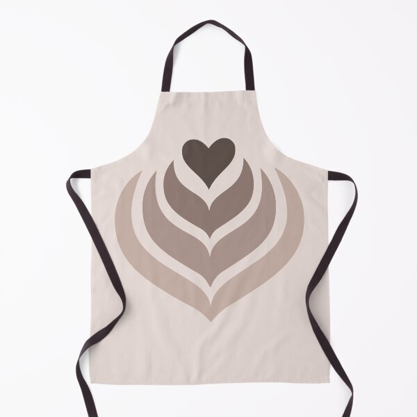 Item preview, Latte Heart Design for Coffee and Caffeine Enthusiasts, Cozy Beige Decor designed and sold by SpringTeaDesigns.
