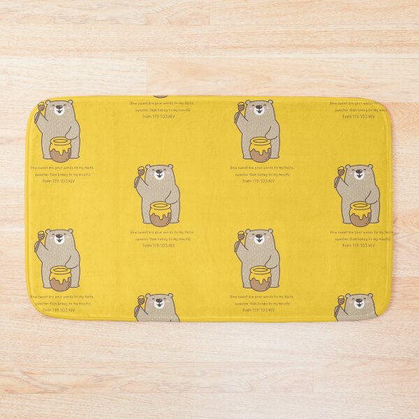 Item preview, Sweet Scripture Honey Bear – Psalm 119:103 designed and sold by Seed of Faith Designs.