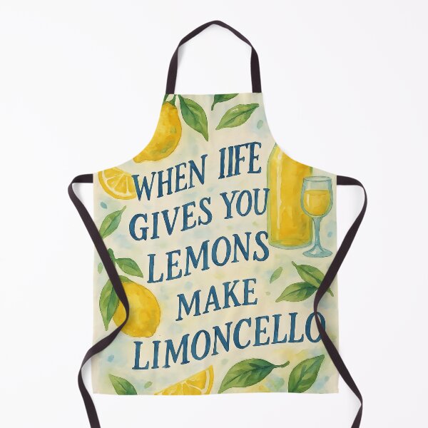 Item preview, When Life Gives You Lemons Make Limoncello – Watercolor Italian Citrus Design designed and sold by EmeraldeaArt.