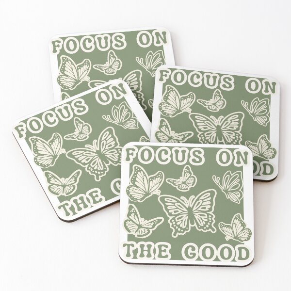 Item preview, Focus on the Good Sage Butterfly Positive Design designed and sold by LAJdesigns.