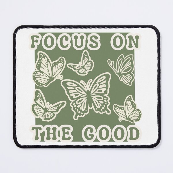 Item preview, Focus on the Good Sage Butterfly Positive Design designed and sold by LAJdesigns.