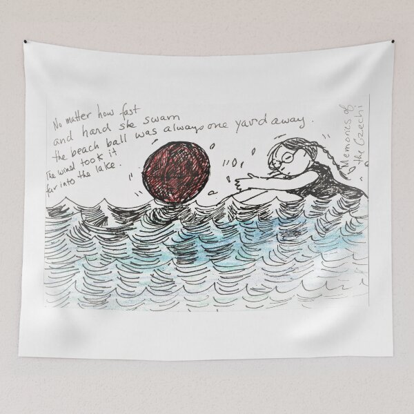 Item preview, Frustration of swimming  designed and sold by lydiaknoxart.