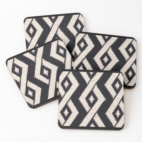 Item preview, Minimalist B&W Geometric Op Art Pattern designed and sold by ElementoVisual.