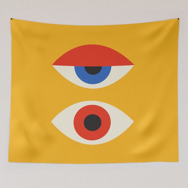 Item preview, Bauhaus-Inspired Abstract Eye Retro Minimalist designed and sold by Volt Junkies.