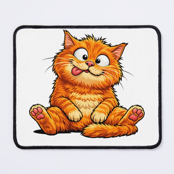 Item preview, Funny orange cat designed and sold by freeyurcho.