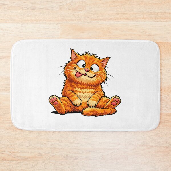 Item preview, Funny orange cat designed and sold by freeyurcho.