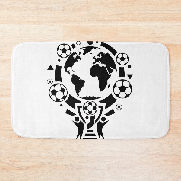 Item preview, World Cup Global Trophy Poster - Soccer Ball and World Map Art - International Championship Graphic designed and sold by BestChoiceService.
