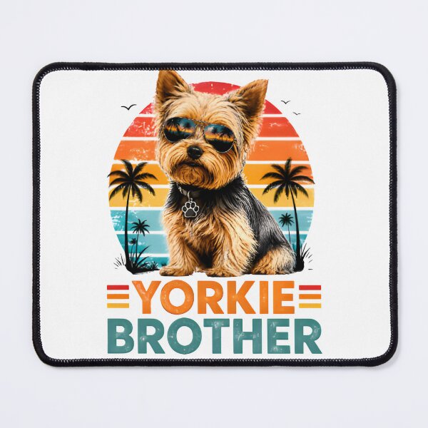 Item preview, Yorkie Brother Vintage Sunset Dog Lover designed and sold by PrintTechDz.