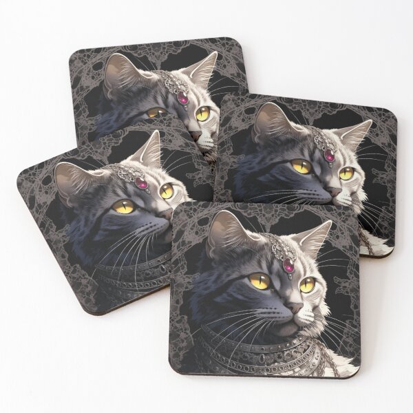 Item preview, Ruby Gothic Princess Cat Silver Layered Jewelry Lace designed and sold by UmSkelig834.
