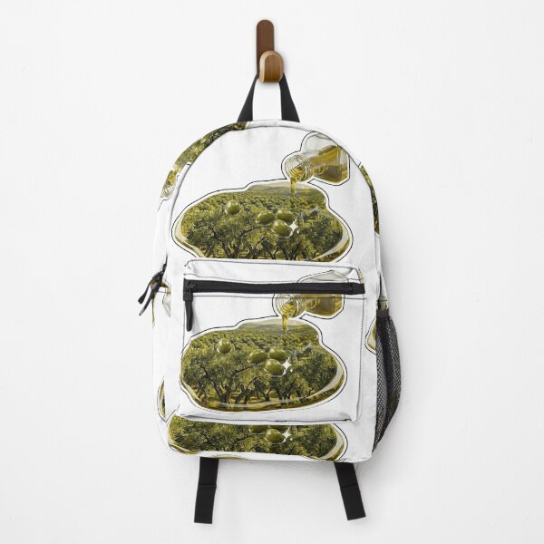 Item preview, Surreal Olive Oil Bottle Reflection Green Olive Tree Orchard Landscape designed and sold by Fatomfatom.