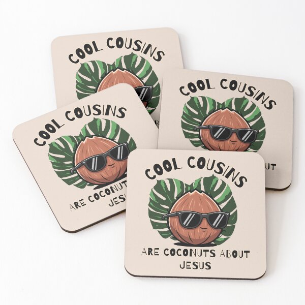 Item preview, Coconuts About Jesus Love Cool Cousins Family Summer Vibes Tropical designed and sold by Forevermore.