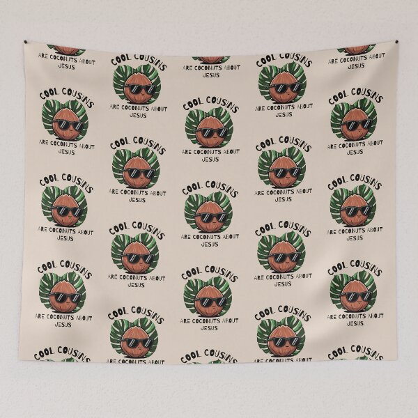 Item preview, Coconuts About Jesus Love Cool Cousins Family Summer Vibes Tropical designed and sold by Forevermore.