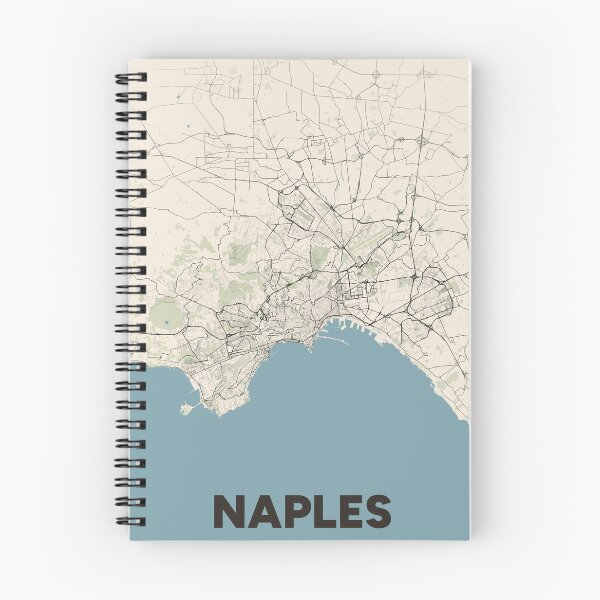 Item preview, Naples Italy Map designed and sold by MapsNerd.