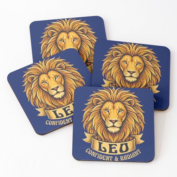 Item preview, Leo Zodiac Lion Emblem – Confident & Radiant Astrology Design | Daily Horoscope Gift for Leo designed and sold by Bhaskar Digital Art.