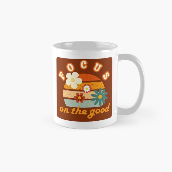 Item preview, Focus on the Good Retro Floral Positive  designed and sold by LAJdesigns.